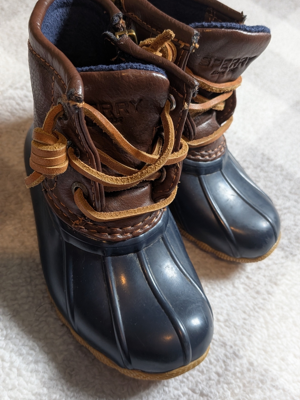 Sperry Kids Waterproof Saltwater Duck Boots